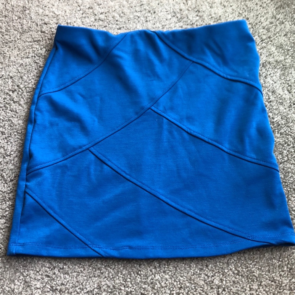 Blue skirt